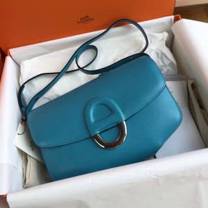 Hermes Cherche-Midi 25 Turquoise