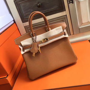 Hermes Gold Birkin 25cm Epsom Gold Hardware