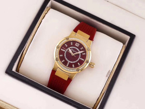 Salvatore Ferragamo Women's FIG110015 F-80 Precious Analog Display Swiss Quartz Red Watch