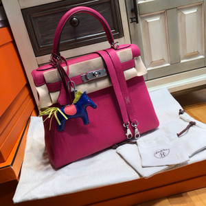 Hermes L3 Rose Purple Kelly 28 cm Epsom Gold Hardware