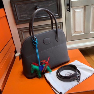 Hermes 18 Etoupe Bolide 27cm Bag Epsom Leather