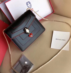 BVLGARI Flap Cover Serpenti Forever Black