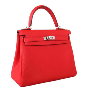 Hermès S5 Rouge Tomate  Kelly 32  Togo Palladium Hardware