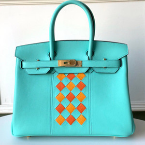 Hermès Birkin Limited Edition 30 Tressage Swift Palladium Hardware PHW D Stamp 2019