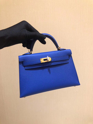 Hermes Zellige Mini Kelly II 20 Epsom Gold Hardware