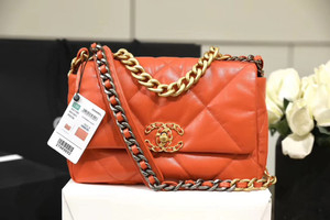 CHANEL 19 Flap Bag  Orange