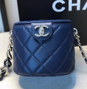 Chanel Vanity Case AS1355 Navy