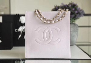 Chanel Lilac Shopping Bag AS1945