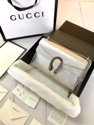 Gucci Silver Dionysus small shoulder bag