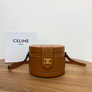 Celine MEDIUM TAMBOUR BAG IN SMOOTH CALFSKIN