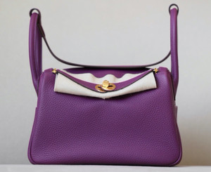 Hermes Lindy 30 P9 Anemone Togo Gold Hardware