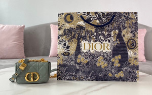 Christian Dior MICRO DIOR CARO BAG Cloud Blue