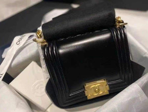 Chanel MINI BOY CHANEL HANDBAG BLACK