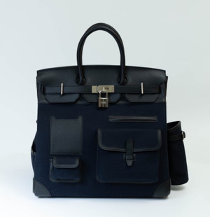 [Exclusive] Hermes Haut à Courroies 40 Cargo Bag Black