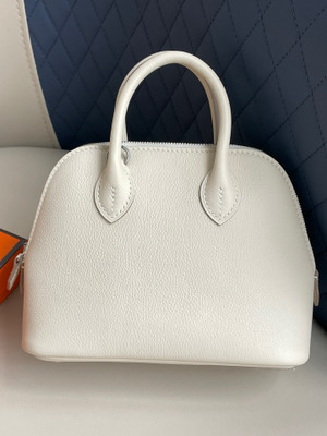 Hermes Bolide 1923 mini bag Craie