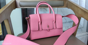 HERMES New Drag 22 Bag Pink Sakura