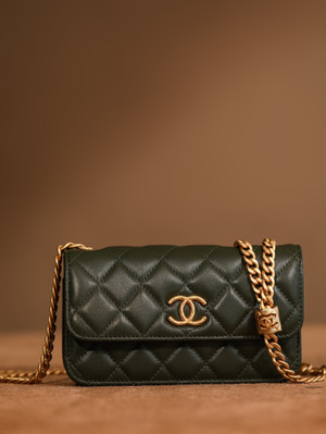 Chanel Lambskin WALLET ON CHAIN AP3043  F/W  2022