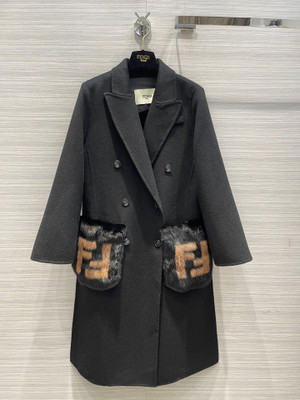 Fendi  Black wool coat