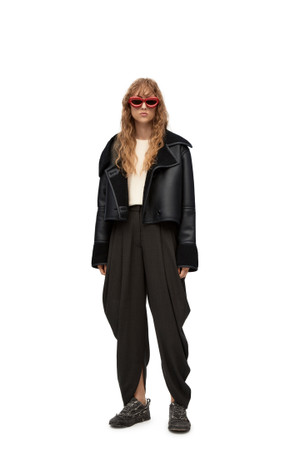 Loewe Deconstructed jacket in shearling Black