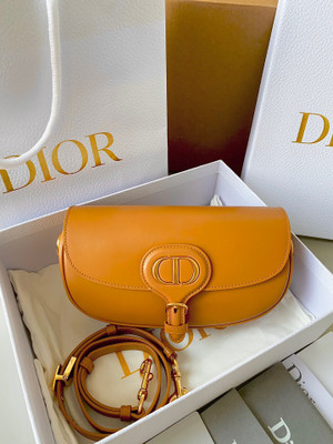 DIOR BOBBY EAST-WEST BAG Amber Box Calfskin