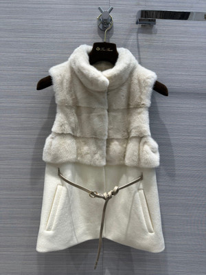 Loro Piana Chais Gilet Mink