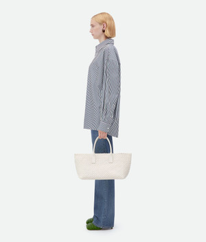 Bottega Veneta Small Cabat White