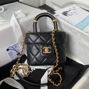 Chanel SMALL VANITY CASE SS2023 Black