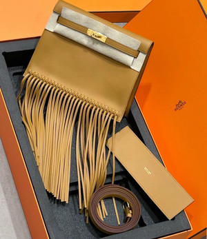 Hermès Kelly Danse Anate Sesame Swift Gold Hardware