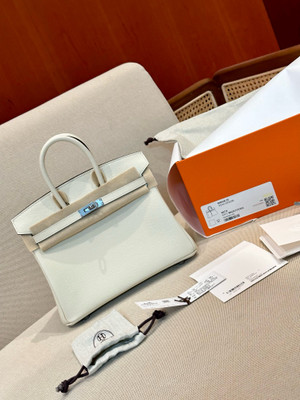 Hermes Nata Birkin 25 cm Togo Palladium Hardware