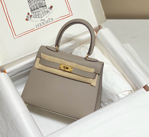 Hermès Vintage Kelly Sellier 20 bag Gris Asphalt
