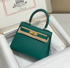 Hermès Vintage Kelly Sellier 20 bag Vert Force