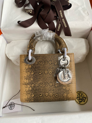 Christian Dior Lady Dior Mini Lizard