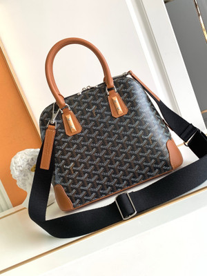 Goyard Vendôme PM Bag Black & Tan