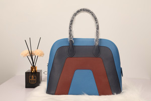 HERMÈS RAINBOW EPSOM BOLIDE 30CM PALLADIUM HARDWARE