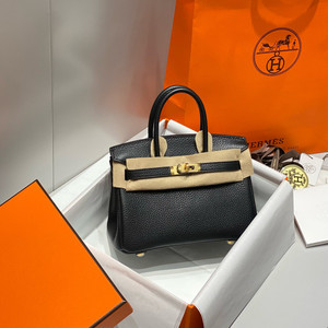 Hermès Birkin 20  Black Togo Leather Gold Hardware