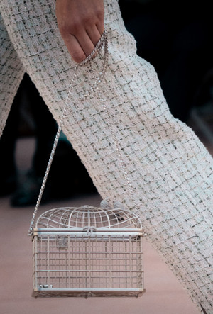 Chanel SPRING-SUMMER 2025   BIRDCAGE MINAUDIERE SILVER
