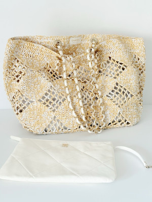 Chanel 2024 Coco Beach Raffia Tote