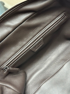 The Row Astra Bowling Bag - Ebony Lambskin