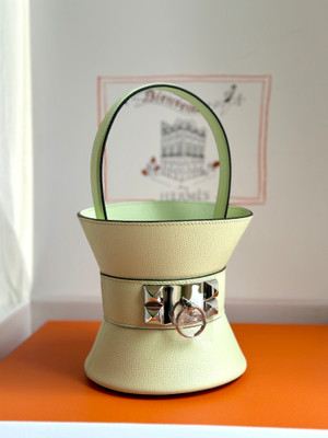 Hermès Mini Medor Basket Bag – Vert Fizz Mint Epsom SHW