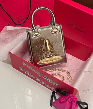 Schiaparelli Face Bag Small Bronze