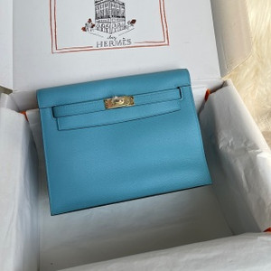Kelly Dance Northern Blue Evercolor Leather Gold & Silver Hardware