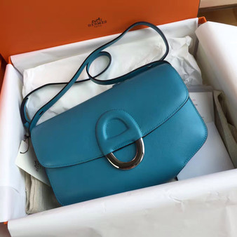  Hermes Cherche-Midi 25 Turquoise