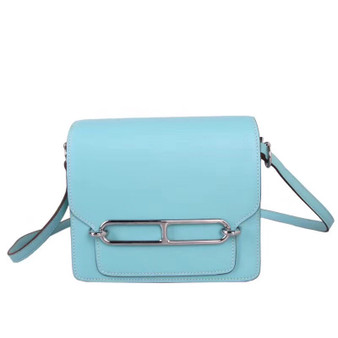 Hermes  23 3P Blue Atoll Sac Roulis Bag 