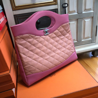 CHANEL 31 Large Shopping Bag Pink