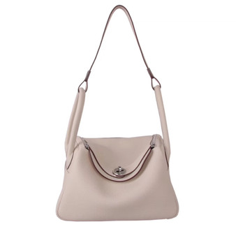 Hermes  3C Wool White Lindy 26 Togo Palladium HW