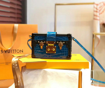 Louis Vuitton PETITE MALLE N93808 Bleu  Louis Vuitton PETITE MALLE N93808 Bleu