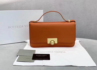 Bottega Veneta BV CLASSIC BAG IN FRENCH CALFSKIN Burned Orange  Bottega Veneta BV CLASSIC BAG IN FRENCH CALFSKIN Burned Orange