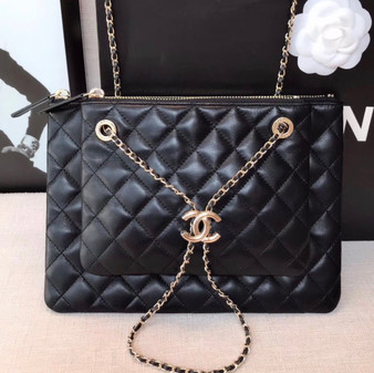 Chanel Clutch With Chain Black