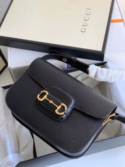Gucci 1955 Horsebit shoulder bag Black  Gucci 1955 Horsebit shoulder bag Black