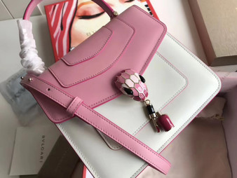 BVLGARI Limited Edition Serpenti Forever leather shoulder bag Pink  BVLGARI Limited Edition Serpenti Forever leather shoulder bag Pink